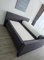 bed kan bezorgd worden 180x200 inzgs complete boxspring bed, Grijs, 180 cm, Stof, Ophalen of Verzenden