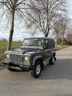 Land Rover Defender 90 TD5 2003, Auto's, Land Rover, Stof, Zwart, Defender, Vierwielaandrijving