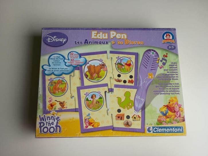 Edu pen Clementoni Disney Winnie the Pooh - De dieren, Hobby en Vrije tijd, Gezelschapsspellen | Bordspellen, Zo goed als nieuw