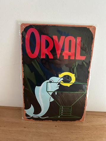 Plaque en metal Orval 30/20cm neuve et emballée, Enlèvement ou Envoi