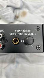 VOICE/MISIC MIXER VWX-440/SW Monacor in nieuwstaat, TV, Hi-fi & Vidéo, Appareils professionnels, Enlèvement, Comme neuf, Audio