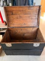 Antieke houten koffer (piratenkist/koffer), Ophalen