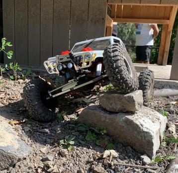 Crawler axial wraith optioner,  rc modelisme 1/10, Échelle 1:10, Enlèvement ou Envoi, Voiture off road, Comme neuf