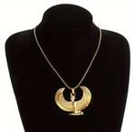 Collier Déesse Égyptienne doré, Handtassen en Accessoires, Kettingen, Verzenden, Nieuw, Goud, Overige materialen