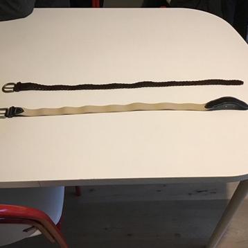 2 riemen,voor jongens,apart verkrijgbaar  beschikbaar voor biedingen