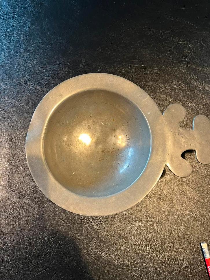 Tinnen handgemaakt schaaltje, Antiek en Kunst, Antiek | Tin, Ophalen