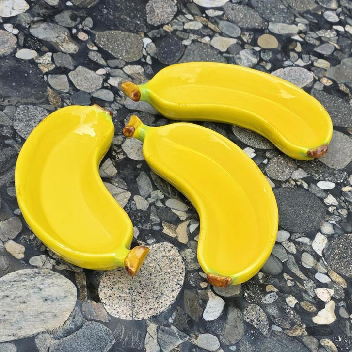 Vrolijke Bananen schaaltjes - keramiek, Huis en Inrichting, Woonaccessoires | Overige