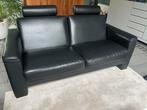 Lederen 3 zit en 2 zit met salontafel te koop, Huis en Inrichting, Zetels | Zetels, Ophalen, Gebruikt, Rechte bank, Modern