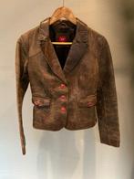 leuk bruin leren jasje - EDC (Esprit) maat S, Bruin, Ophalen of Verzenden, EDC by Esprit, Maat 36 (S)