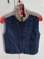 Vintage Jeans body gevoerd bont rug & kraag '90, Kleding | Dames, Bodywarmers, Ophalen, Gedragen, Maat 38/40 (M), Blauw