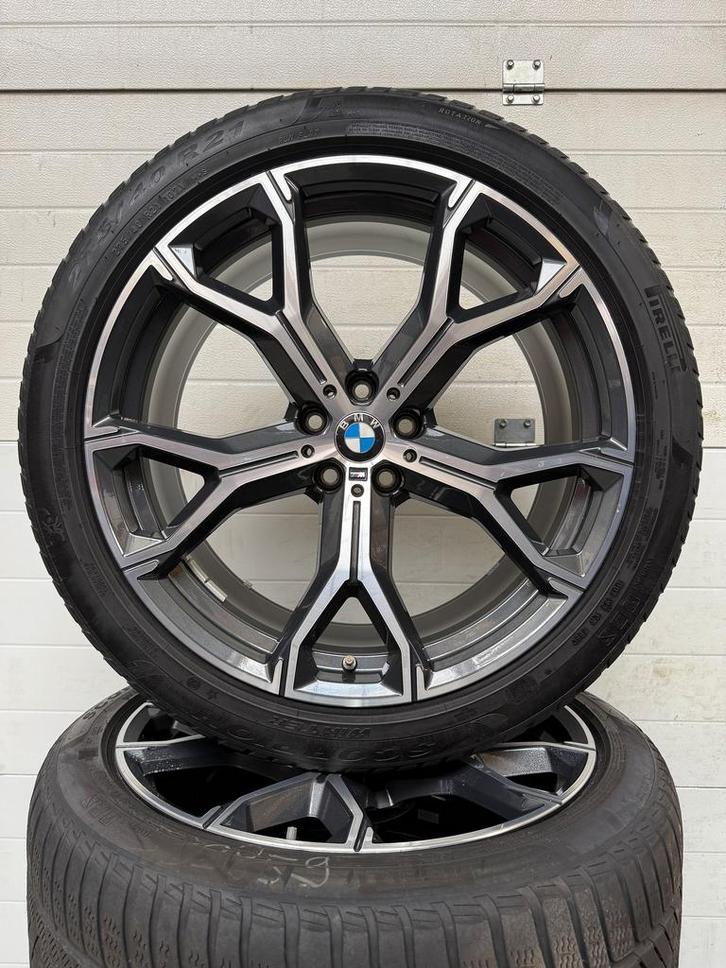 Demo 21’’ bmw x5 g05 x6 g06 velgen winterbanden orig tpms 74, Auto-onderdelen, Banden en Velgen, Banden en Velgen, Winterbanden