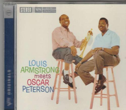 CD Louis Armstrong meets Oscar Peterson, Cd's en Dvd's, Cd's | Jazz en Blues, Zo goed als nieuw, Blues, 1980 tot heden, Ophalen of Verzenden