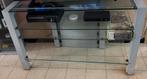Tv kast, Huis en Inrichting, Kasten |Televisiemeubels, Ophalen, Gebruikt, 100 tot 150 cm, Glas