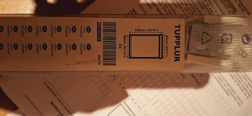 Verduisterend rolgordijn TUPPLUR (Ikea)  (3x), Huis en Inrichting, Stoffering | Gordijnen en Lamellen, Nieuw, 150 tot 200 cm, 50 tot 100 cm