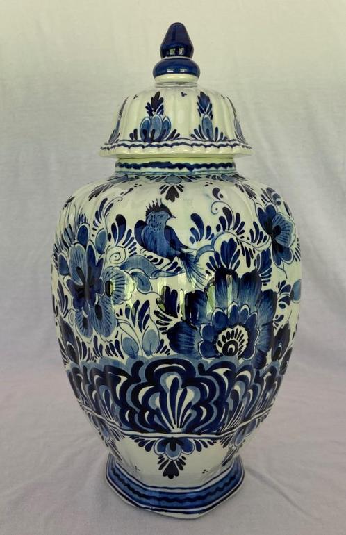 Delfts blauw pot met deksel, Antiek en Kunst, Curiosa en Brocante, Ophalen