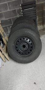 Pneus hiver + jantes tôles, Auto-onderdelen, Banden en Velgen, Ophalen, 16 inch, Winterbanden, Band(en)