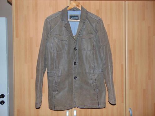 Jas in nubuck, Kleding | Heren, Jassen | Winter, Gedragen, Maat 48/50 (M), Bruin, Ophalen of Verzenden