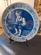 speciaal  delfts bord doorsnee 33 cm ophalen in Ekeren., Antiek en Kunst, Ophalen