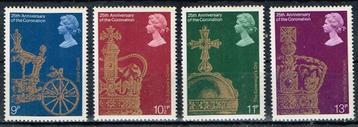 Postzegels uit Engeland - K 4909 - kroning beschikbaar voor biedingen