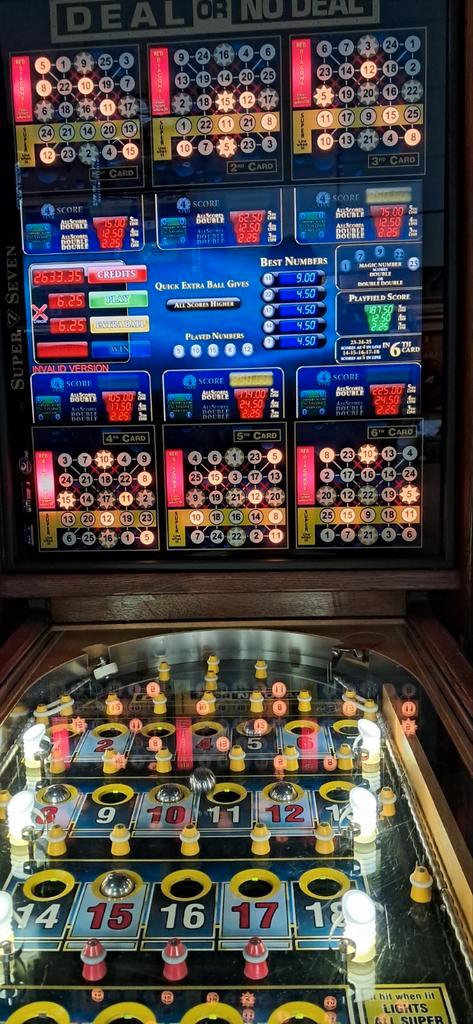 6 kaart Deal or no Deal bingo., Verzamelen, Automaten | Gokkasten en Fruitautomaten, Zo goed als nieuw, Ophalen