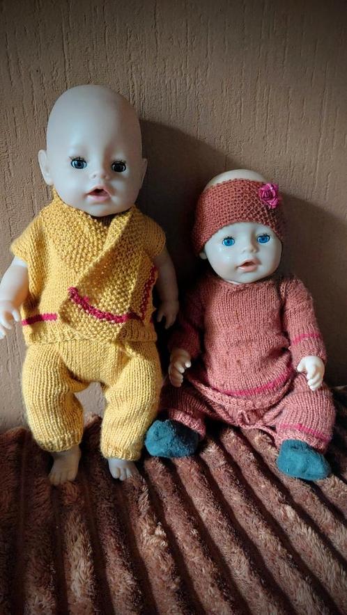baby born jongen en meisje, Verzamelen, Poppen, Gebruikt, Ophalen of Verzenden