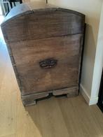 Antieke eiken kloosterkoffer, Antiek en Kunst, Ophalen