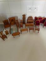 Brocante poppenhuis meubels, Verzamelen, Poppenhuizen en Toebehoren, Ophalen of Verzenden, Gebruikt