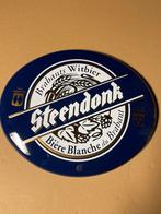 Emaillebord Steendonk Wit bier, Utilisé, Enlèvement ou Envoi, Panneau publicitaire