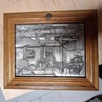 Eikenhouten sleutelhanger te koop., Antiek en Kunst, Ophalen
