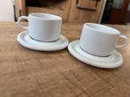2 espressokopjes en schotel - Ikea, Huis en Inrichting, Keramiek, Ophalen of Verzenden, Zo goed als nieuw, Effen