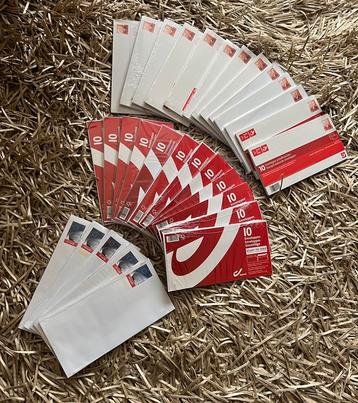 Pak van 300 voorgestempelde zelfklevende enveloppen (30x10) beschikbaar voor biedingen