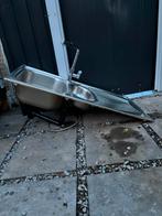 Inox spoelbak, Huis en Inrichting, Ophalen, Zo goed als nieuw