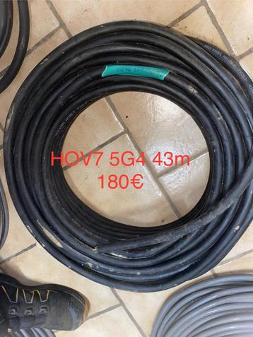Cable souple pour ralonge triphasée H07V 5G4 43m 180€
