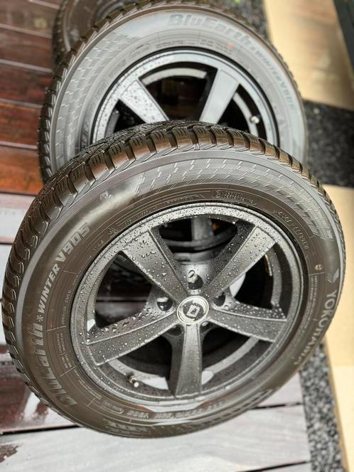 set van 4 velgen met winterbanden, Auto-onderdelen, Banden en Velgen, Velg(en), Winterbanden, Ophalen