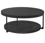 IKEA salontafel, Huis en Inrichting, Tafels | Salontafels, Ophalen, Zo goed als nieuw, Rond, En verre et le dessous marbré