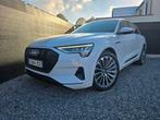 Audi E-tron 95 kWh 55 408 pk Quattro Advanced ***GARANTIE***, Auto's, Audi, Automaat, Parkeersensor, Zwart, Wit