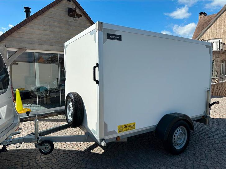 Aanhangwagen gesloten ongeremd 750kg als nieuw! Zie fotos!, Auto diversen, Aanhangers en Bagagewagens, Zo goed als nieuw, Ophalen