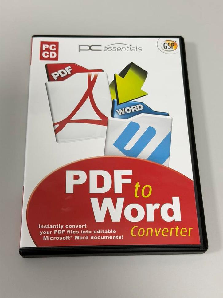 PDF to Word Converter – PC CD-Rom Nieuw | PC Essentials, Computers en Software, Ontwerp- en Bewerkingssoftware, Nieuw, Ophalen of Verzenden