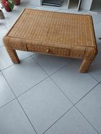 Rotan salontafel, Huis en Inrichting, Tafels | Salontafels, Ophalen of Verzenden, Gebruikt