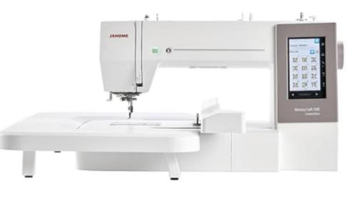 Janome MC 550E borduurmachine incl. 4 borduurlijsten (nieuw), Hobby en Vrije tijd, Borduren en Borduurmachines, Zo goed als nieuw