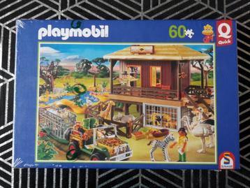 Nieuwe Playmobil puzzel, in folie, 60 stukjes, safari, 56781 beschikbaar voor biedingen
