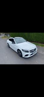 Mercedes C 220 CDI Pack AMG Line, Auto's, Mercedes-Benz, Automaat, 4 deurs, Stof, Zwart