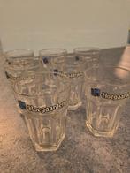 7x Bierglazen Hoegaarden 33cl, Ophalen of Verzenden, Zo goed als nieuw, Bierglas