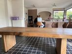 Tafel boomstamtafel 3M, Huis en Inrichting, Ophalen, Teakhout, 200 cm of meer, 50 tot 100 cm