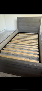 Eénpersoonsbed, Maison & Meubles, Chambre à coucher | Lits, 90 cm, Gris, Une personne, Enlèvement