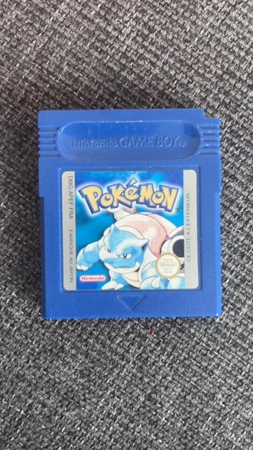 Pokémon bleu game boy officiel fr, 1 joueur, Enlèvement ou Envoi, Utilisé, Jeu de rôle (Role Playing Game)