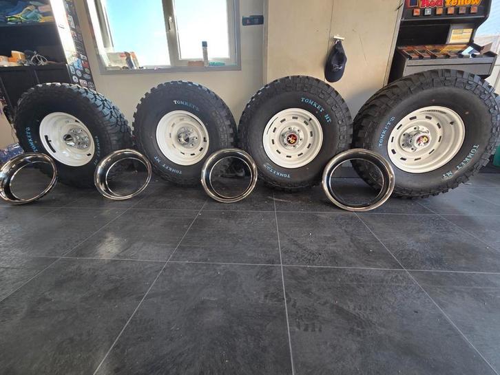Rally wielen 6 gaats 15 inch Chevrolet GMC, Auto-onderdelen, Banden en Velgen, Band(en), 15 inch, Ophalen