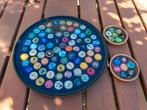 Te koop bierdoppen dienblad en onderzetters., Enlèvement ou Envoi, Neuf, Rond, Synthétique