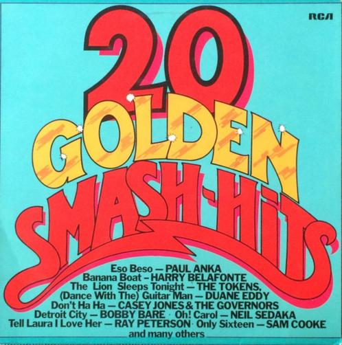 20 Golden Smash-Hits - Lp Als nieuw, Cd's en Dvd's, Vinyl | Rock, Zo goed als nieuw, Overige genres, 12 inch, Ophalen of Verzenden