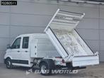 Volkswagen Crafter 177pk Dubbel Cabine Kipper met Kist Dubbe, Auto's, Bestelwagens en Lichte vracht, Stof, Gebruikt, Euro 6, 4 cilinders